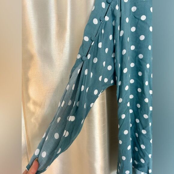 Anthropologie / Maeve Polka Dot Blouse - Picture 4 of 4